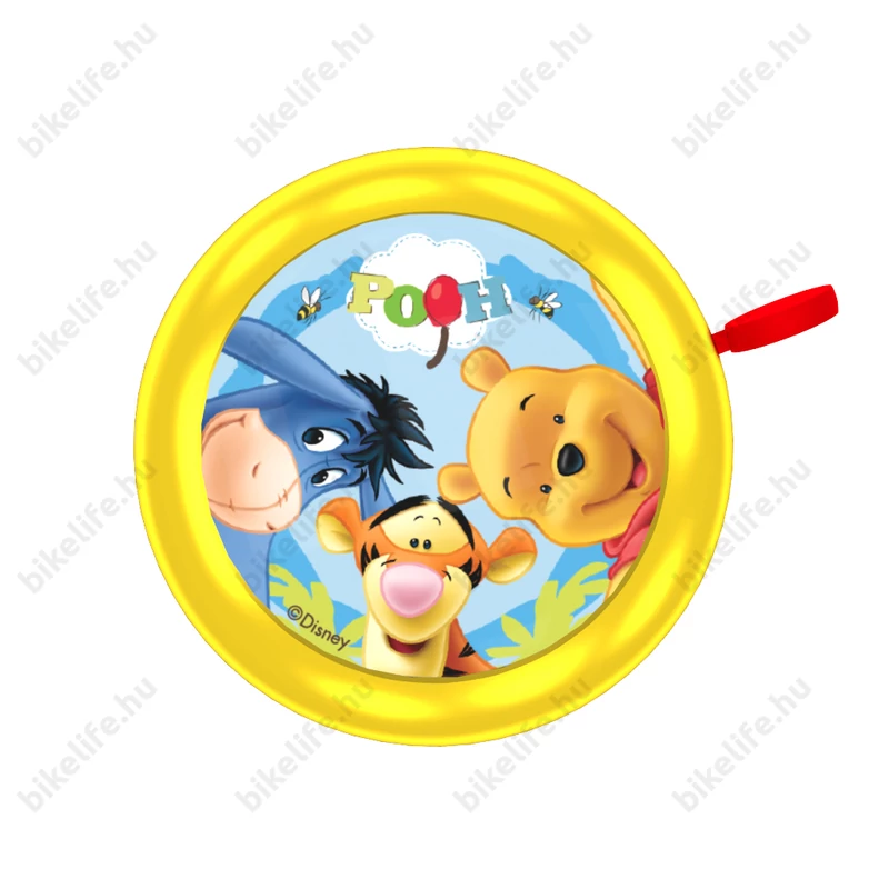Csengő Disney Micimackó sárga/piros