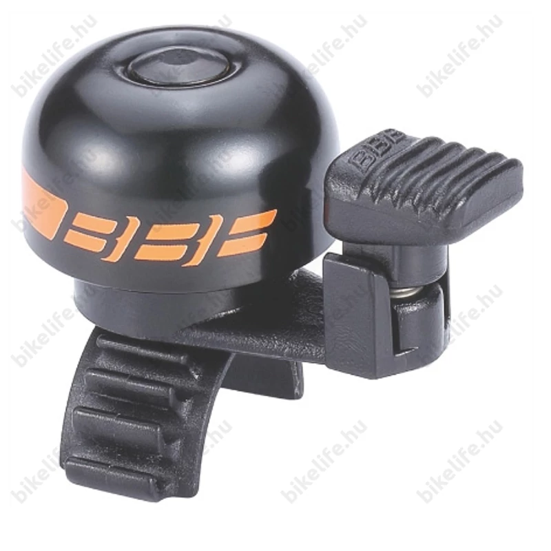 BBB BBB-14 Easyfit Deluxe pöccintős csengő, minden kormány átmérőre alkalmas, fekete/narancs