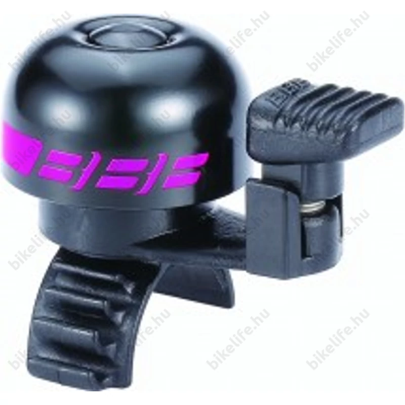 BBB BBB-14 Easyfit Deluxe pöccintős csengő, minden kormány átmérőre alkalmas, fekete/magenta