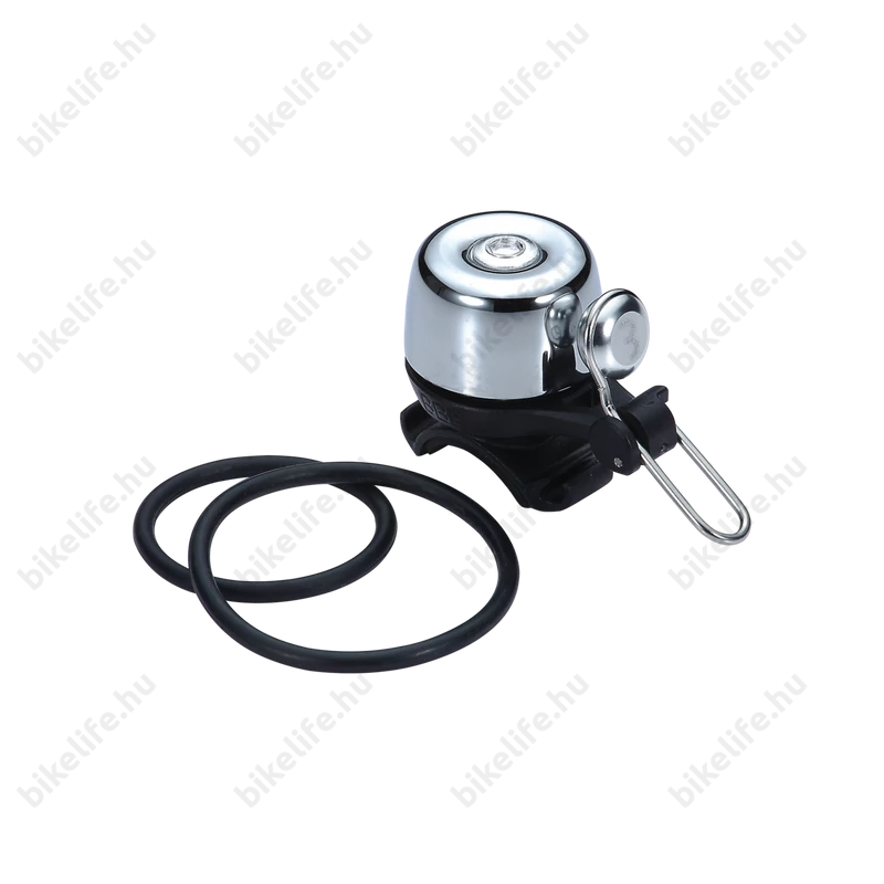 Csengő BBB Noisy brass pöccintős BBB-17 ezüst, minden kormány átmérőre alkalmas