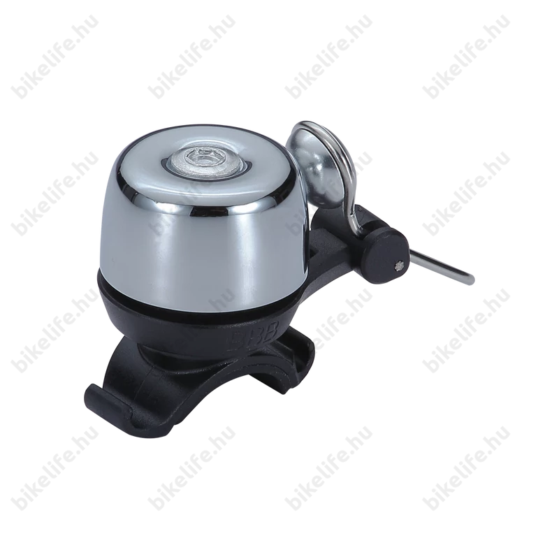 Csengő BBB Noisy brass pöccintős BBB-17 ezüst, minden kormány átmérőre alkalmas