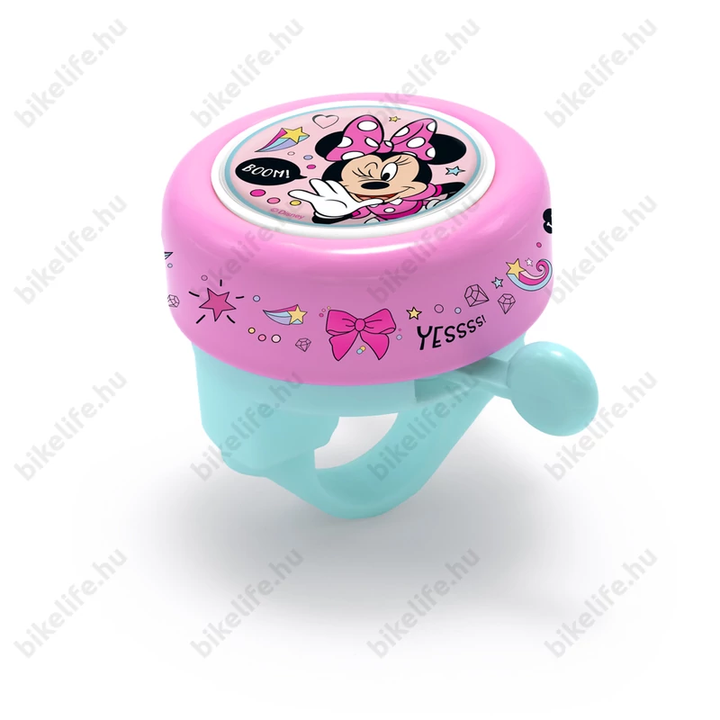 Disney Minnie2 rószaszín csengő kerékpárra