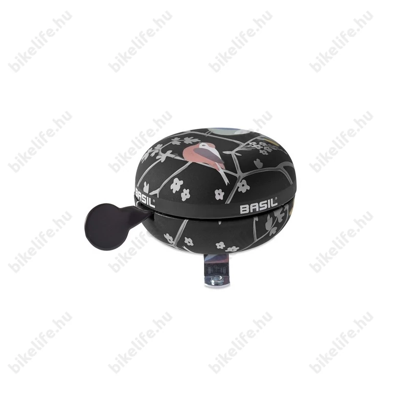 Csengő Basil Big Bell Wanderlust charcoal fekete 80mm
