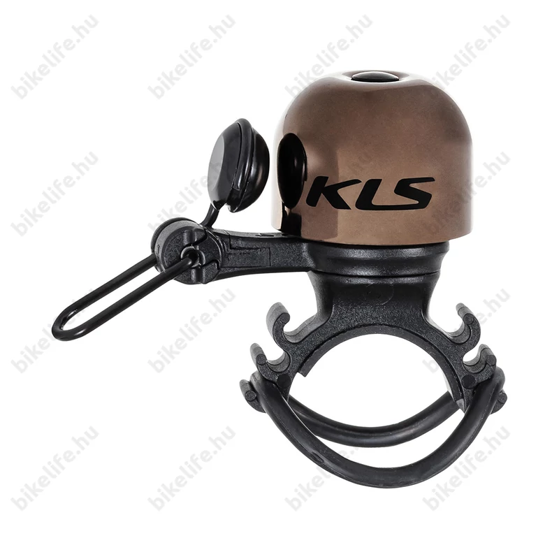 Kellys KLS Bang 50 coffe csengő szilikonpántos adapterrel, barna