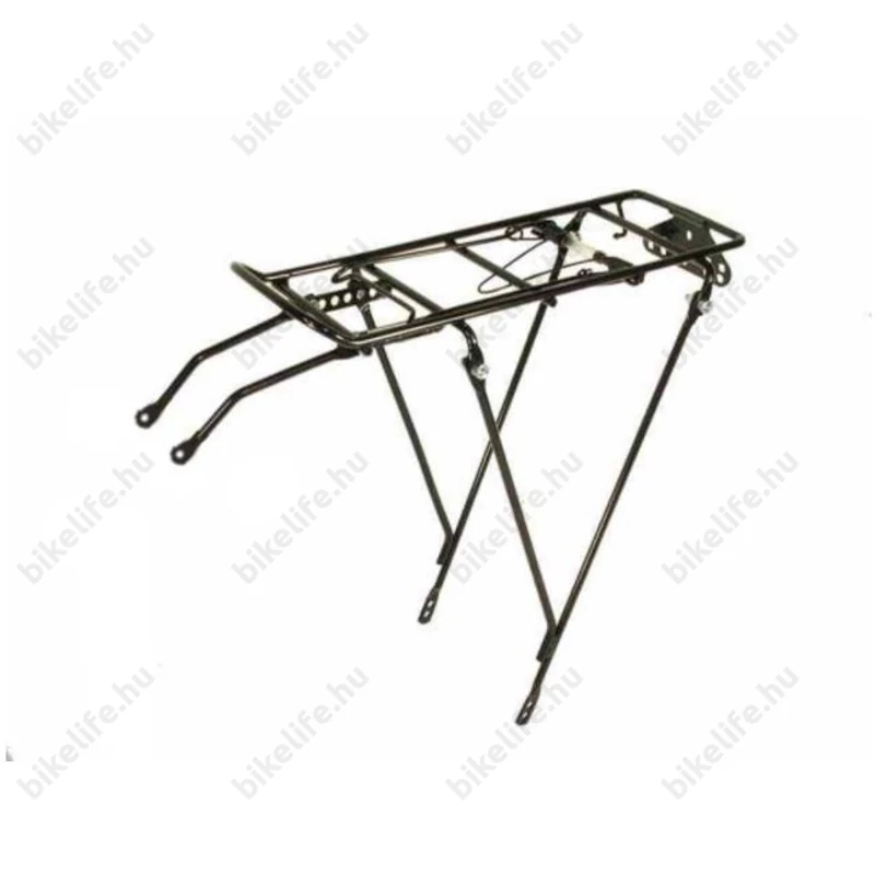 Rugós csomagtartó 24-es gyerek kerékpárokra acélból 20 kg terhelhetőséggel