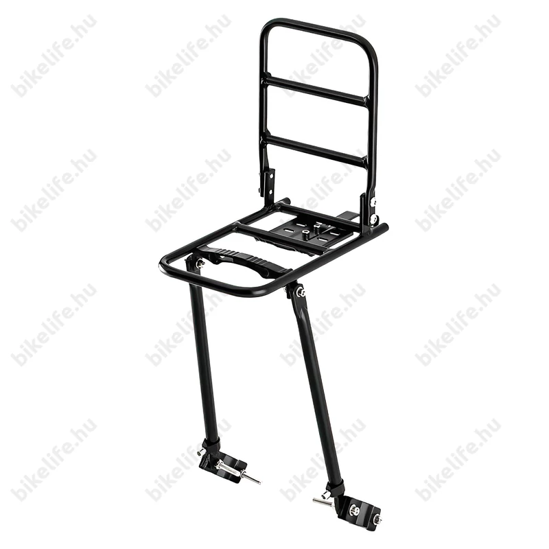 Ridepostive Plate kerékpár első csomagtartó nagy felülettel alumíniumból 20 kg terhelhetőséggel szinte bármilyen kerékpárra