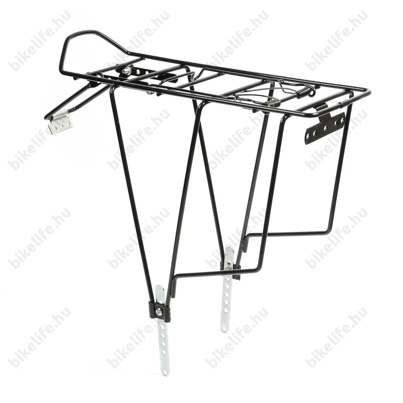 Univerzális acél kerékpárcsomagtartó állítható, 24-28-as kerékpárokra