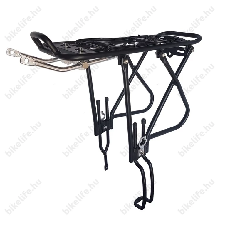Ridepositive Basic állítható alumínium csomagtartó tárcsafékhes kerékpárokhoz 26-28