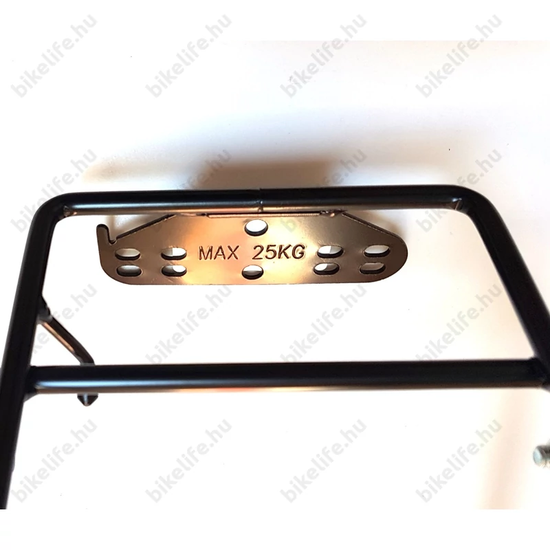 Csomagtartó hátra trekking és 28-as kerékpárokra acél 2pontos rugós fekete