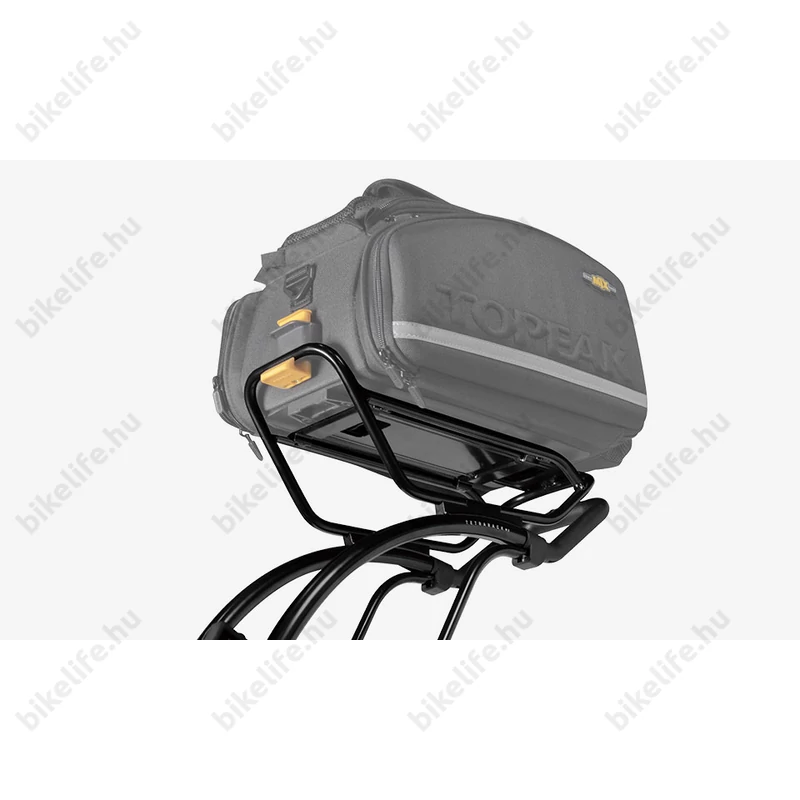 TOPEAK TetraRack M1 csomagtartó első villára MTB kerékpárra, QuickTrack és Racktime rendszerrel