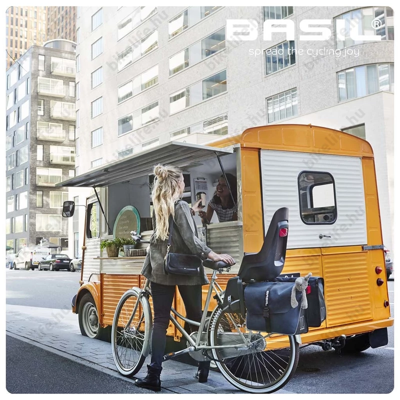 Basil Carrier Extender csomagtartó hosszabbító elem acél mattfekete