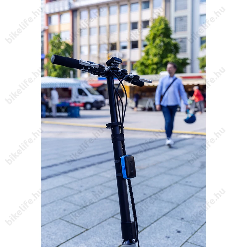 Riasztó Abus vázra szerelhető, nem csak kerékpárhoz 100dB-es hangerővel, elemmel