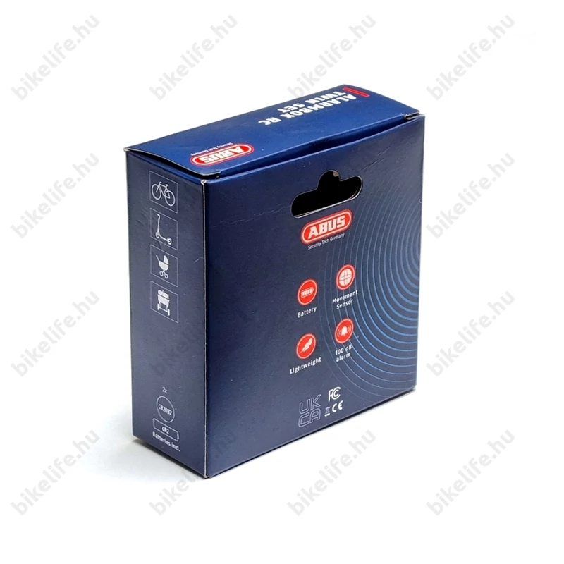 Abus Alarmbox RC Twinset vázra szerelhető riasztó távirányítóval 2 darabos készlet