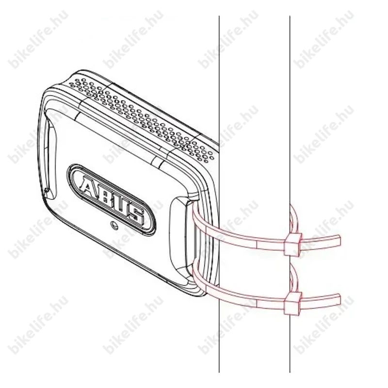 Abus Alarmbox RC Twinset vázra szerelhető riasztó távirányítóval 2 darabos készlet