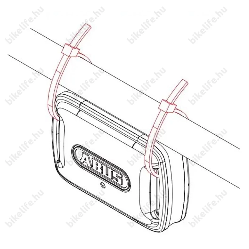 Abus Alarmbox RC Twinset vázra szerelhető riasztó távirányítóval 2 darabos készlet