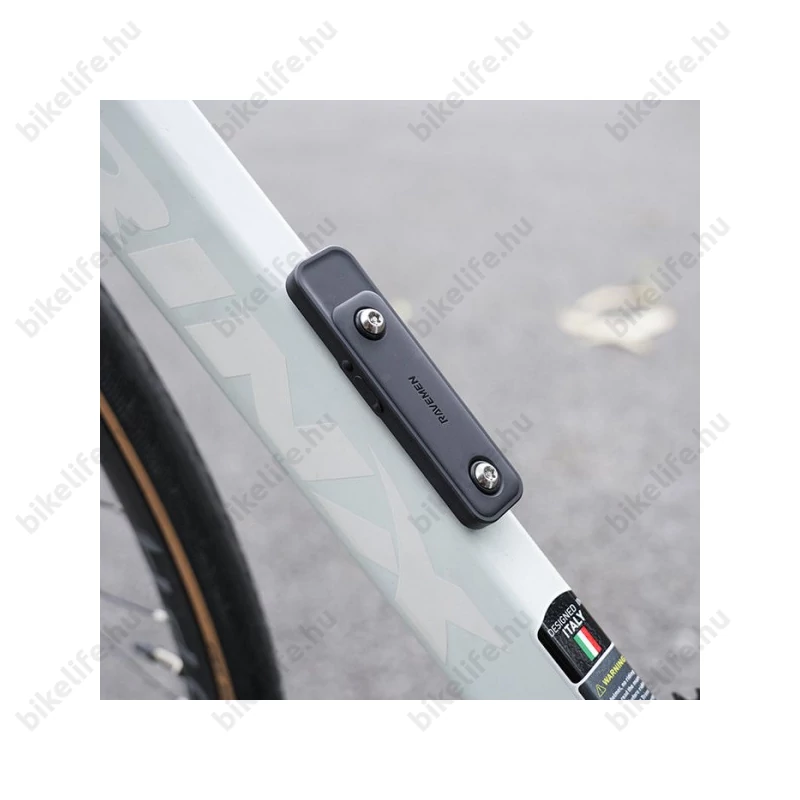 Ravemen ABF01 kerékpár riasztó és nyomkövető, Apple AirTag rendszer, kulacstartó alá