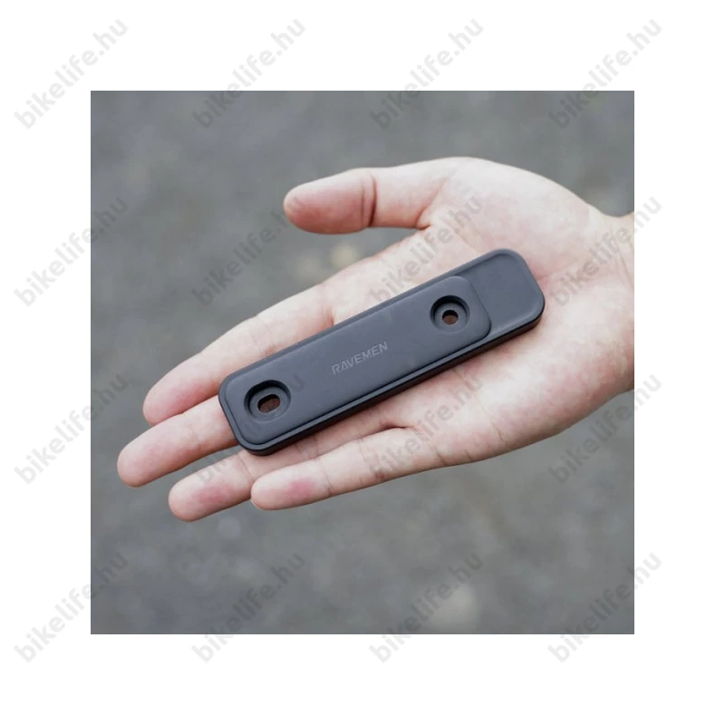 Ravemen ABF01 kerékpár riasztó és nyomkövető, Apple AirTag rendszer, kulacstartó alá