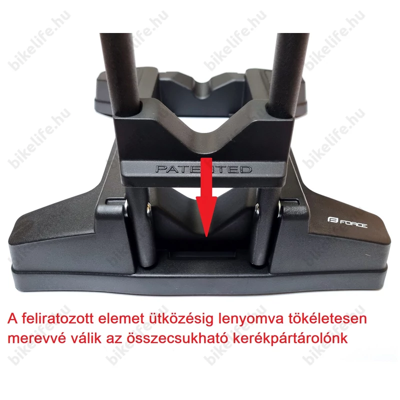 Ha helyére tolod a rögzítőelemet, azonnal atommerevvé válik