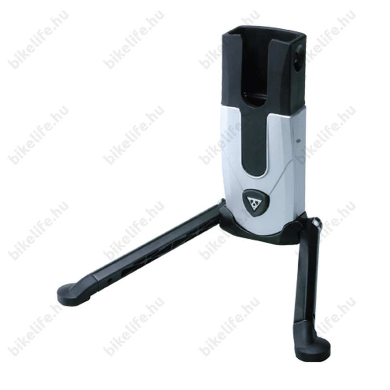 Kerékpártartó talp Topeak FlashStand, hajtókarnál támaszt alá, MTB-hez kifejlesztve, 246g