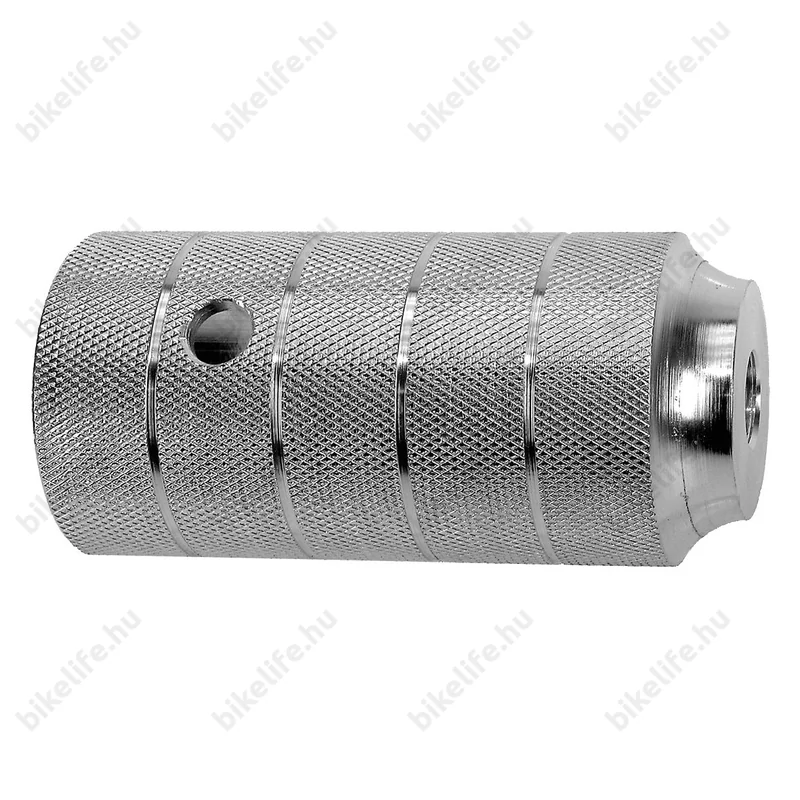 Ridepositive peg vagy kilépő BMX kerékpárokhoz 14mm-es tengelyre acél menetes ezüst