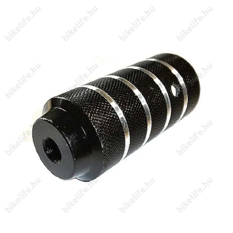 Ridepositive peg vagy kilépő BMX kerékpárokhoz 14mm-es tengelyre acél menetes fekete/ezüst