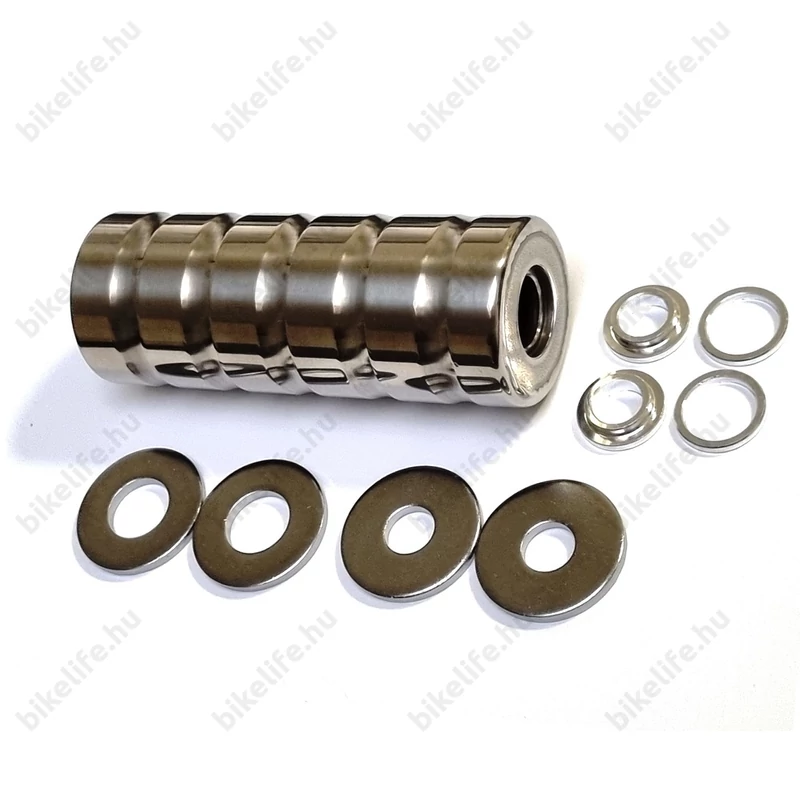 Acor kilépő (peg) 10/14mm-es tengelyekre krómozott acél 110X38mm párban