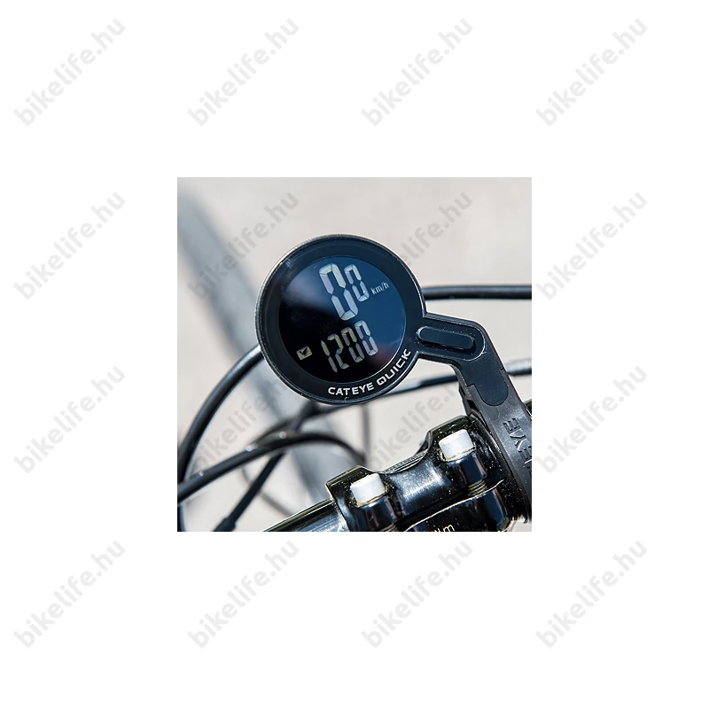 Cateye Quick CC-RS100W kilométeróra 7 funkciós fekete
