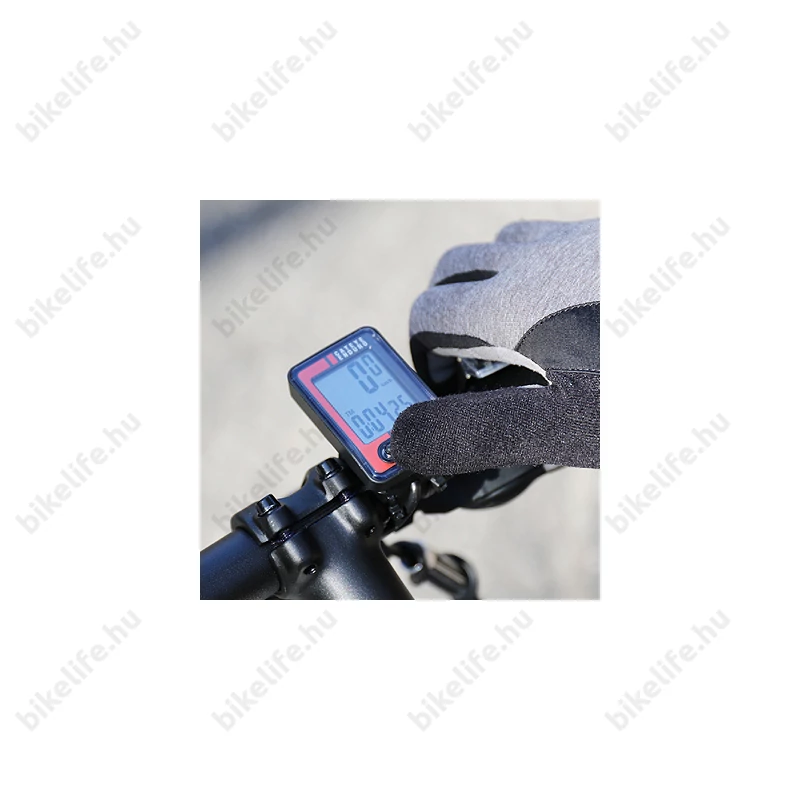 Cateye Enduro kerékpár kilométeróra CC-ED400B extra vastag vezetékkel auto start/stop funkcióval