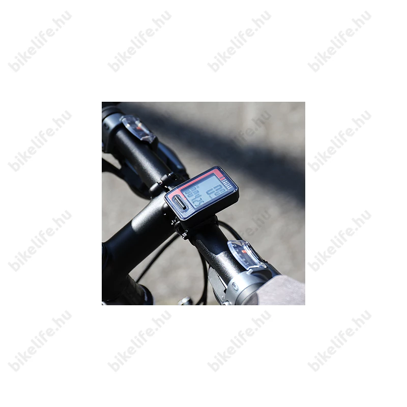 Cateye Enduro kerékpár kilométeróra CC-ED400B extra vastag vezetékkel auto start/stop funkcióval