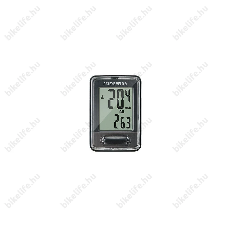 Kilométeróra Cateye Velo 9 CCVL820 9 funkciós fekete