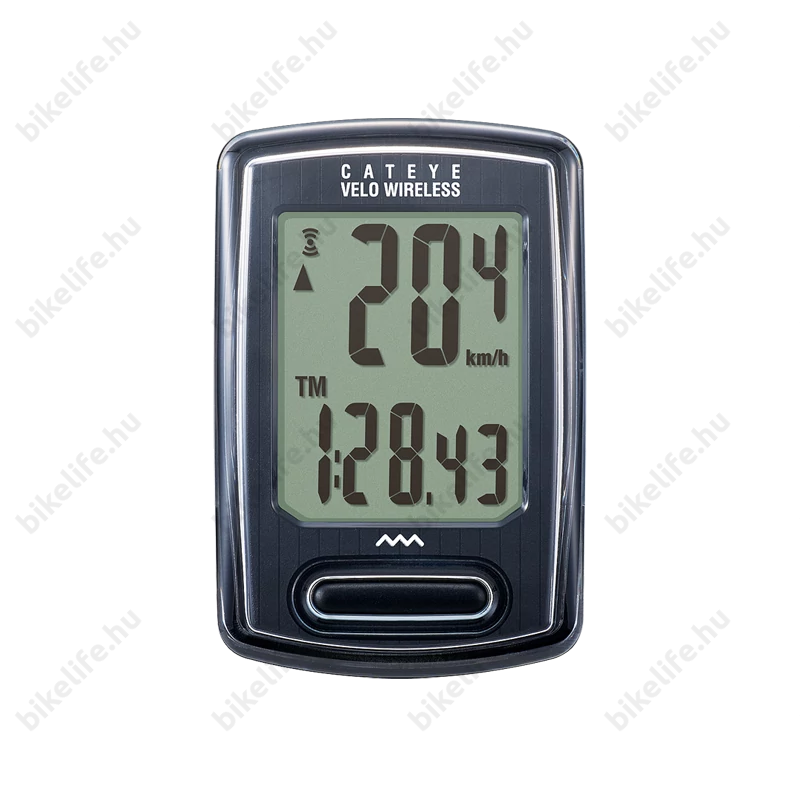 Kilométeróra Cateye Velo Wireless CCVT-230W 8 funkciós, vezeték nélküli, fekete