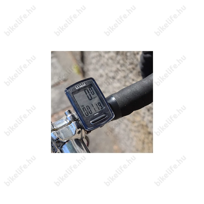 Kilométeróra Cateye Velo Wireless CCVT-230W 8 funkciós, vezeték nélküli, fekete