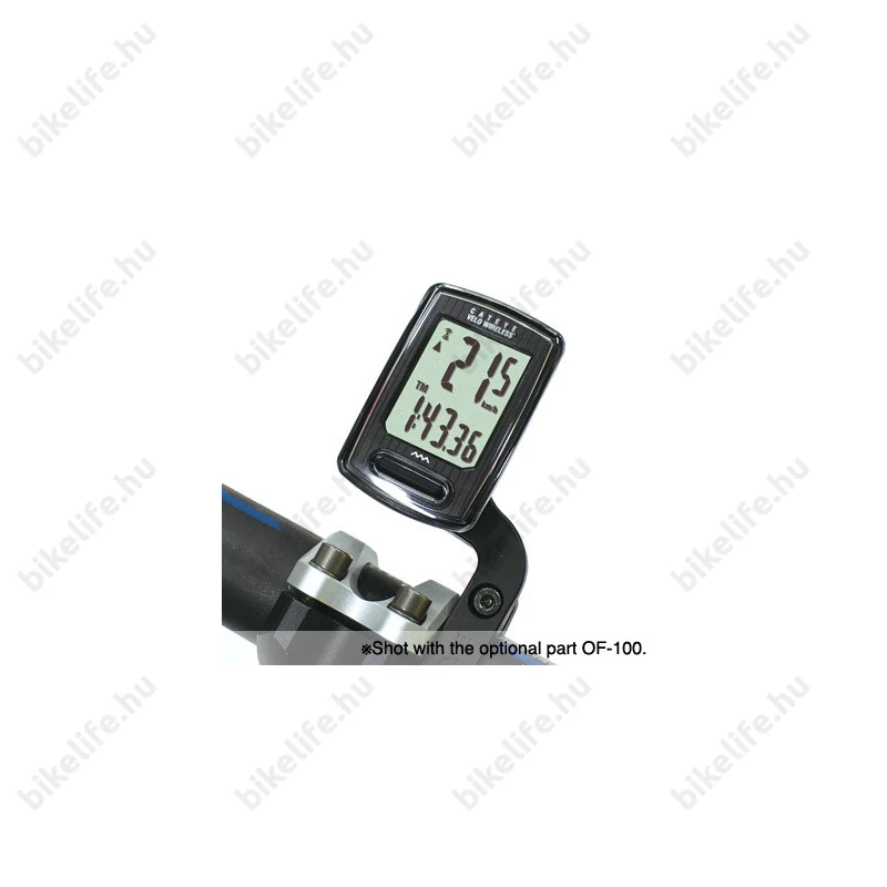 Kilométeróra Cateye Velo Wireless CCVT235W 8 funkciós, vezeték nélküli, fekete