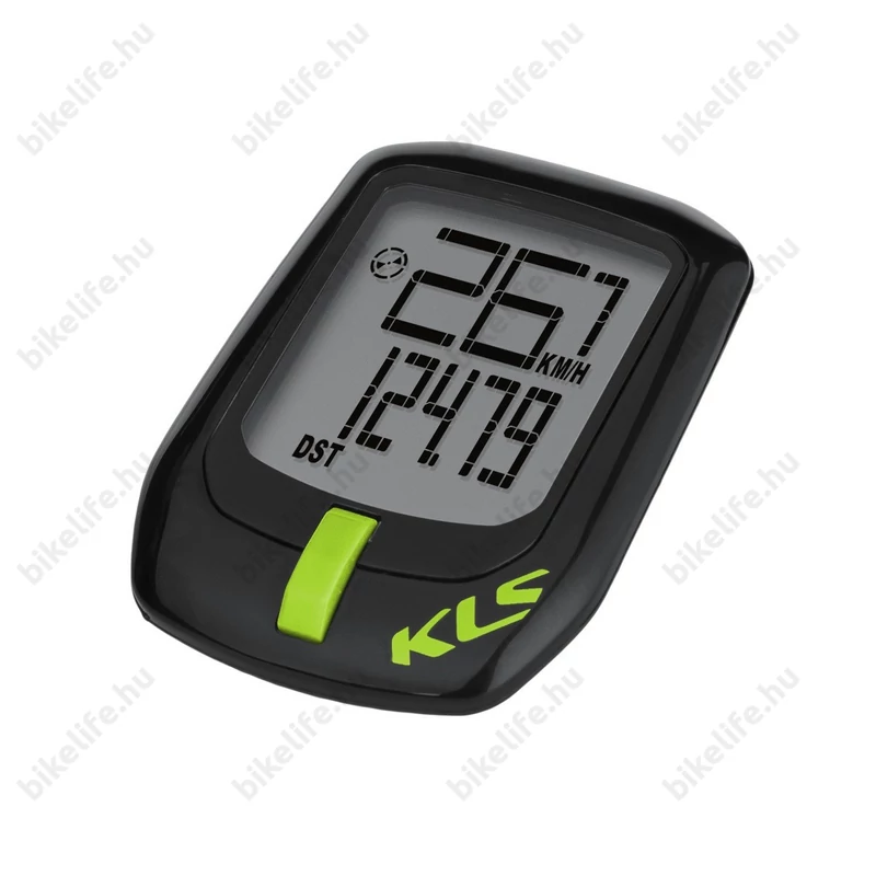 Kilométeróra Kellys Direct Black-Green 7funkciós vezetékes