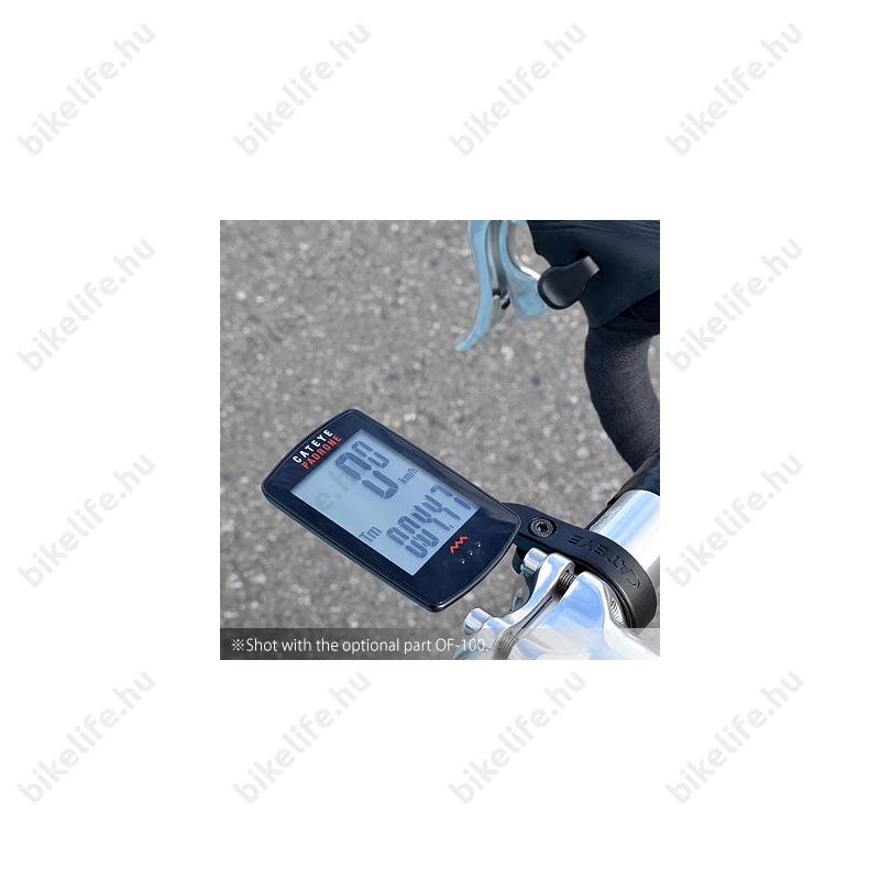 Cateye Padrone kilométeróra CCPA100W, nagy kijelzővel,vezeték nélküli, fehér