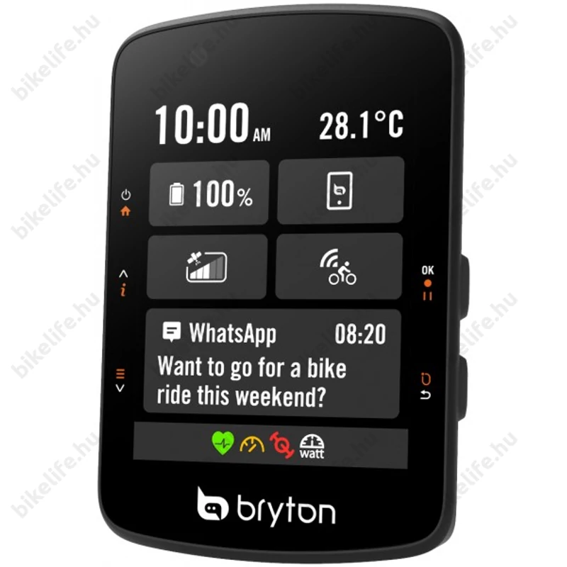 Bryton Rider 550D GPS kilométeróra szett 2,8
