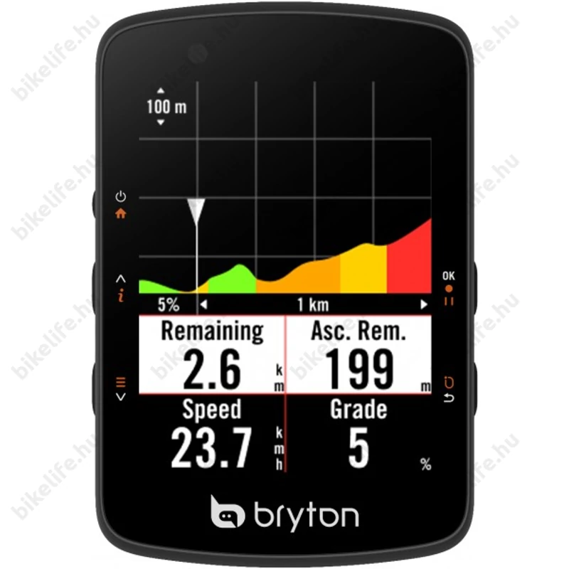 Bryton Rider 550D GPS kilométeróra szett 2,8