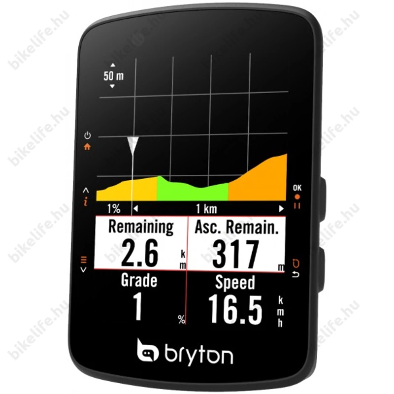 Bryton Rider 550D GPS kilométeróra szett 2,8