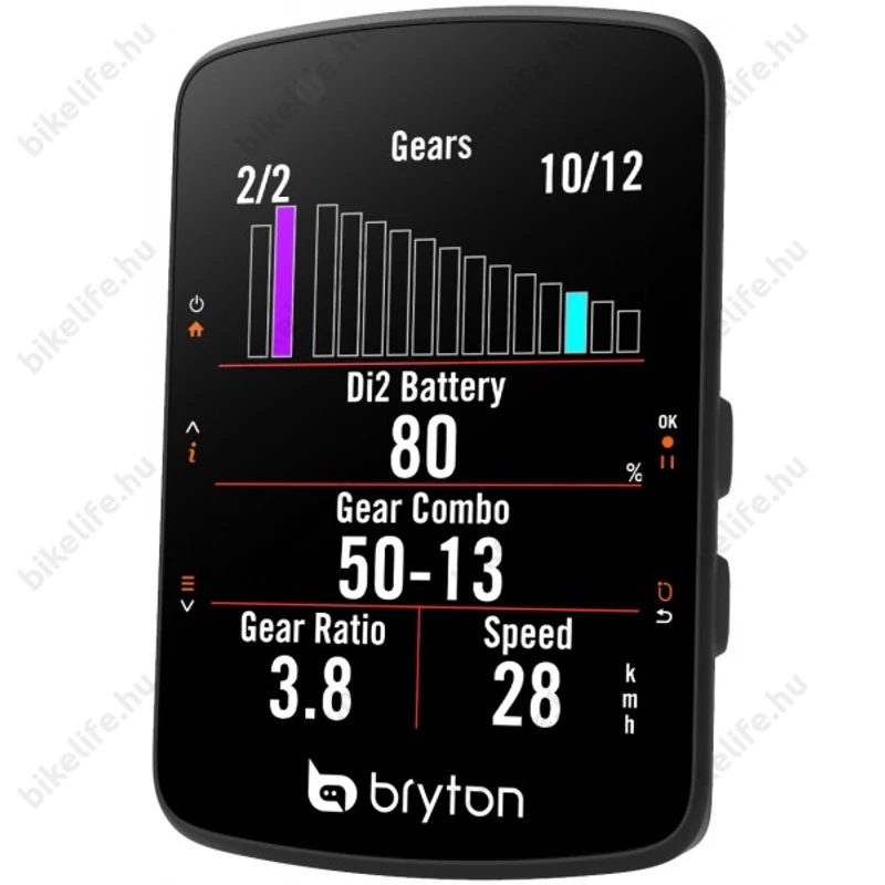 Bryton Rider 550D GPS kilométeróra szett 2,8