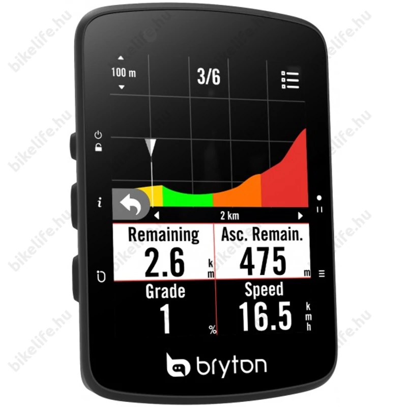 Bryton Rider 650E GPS kilométeróra 2,8