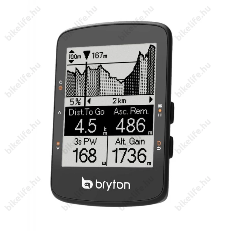 Bryton Rider 460E GPS kilométeróra 2,6