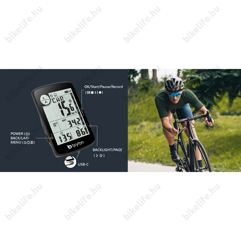 Bryton Rider 17E GPS kilométeróra 3