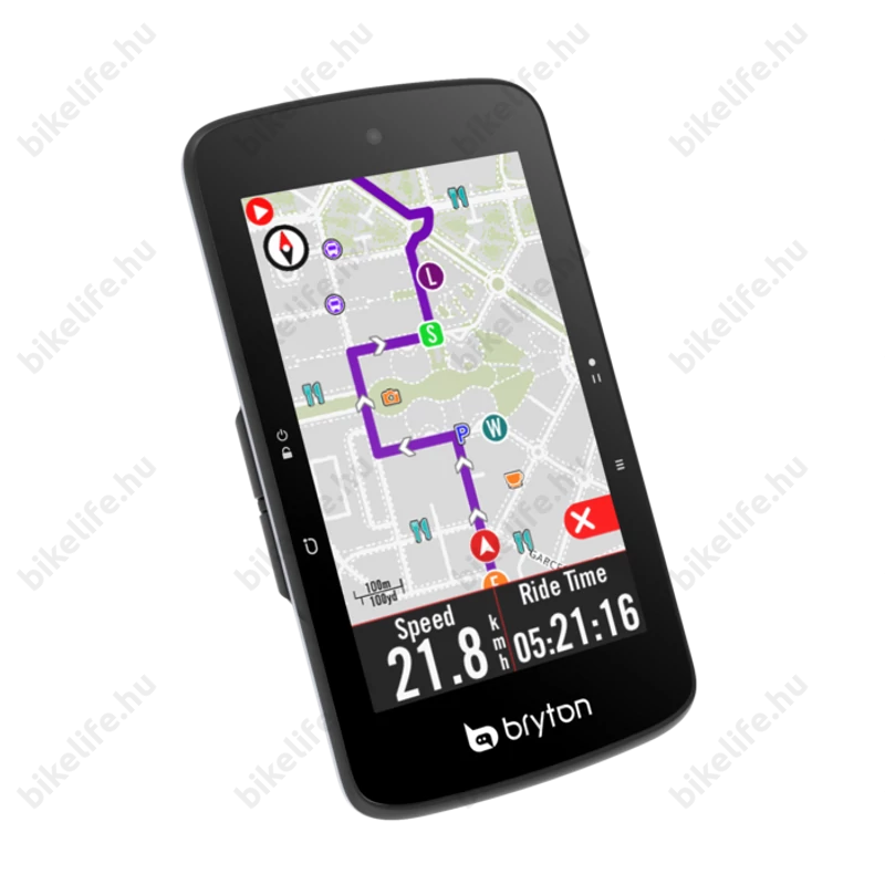 Bryton Rider S800 T GPS kilométeróra, 90+ funkciós, HR, SPEED, CAD, szenzorral