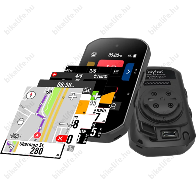Bryton Rider S500 E GPS kilométeróra, 90+ funkciós