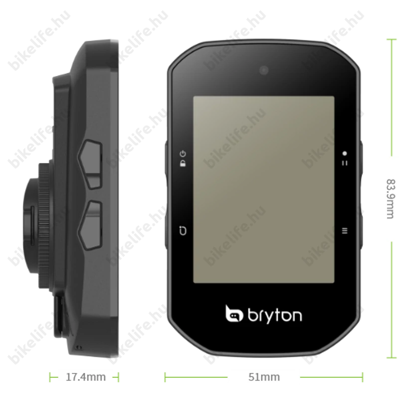 Bryton Rider S500 E GPS kilométeróra, 90+ funkciós