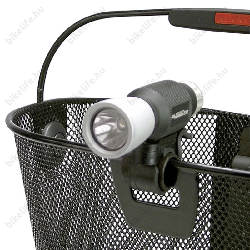 Klickfix Unilux első kosár levehető fekete fém 18 liter