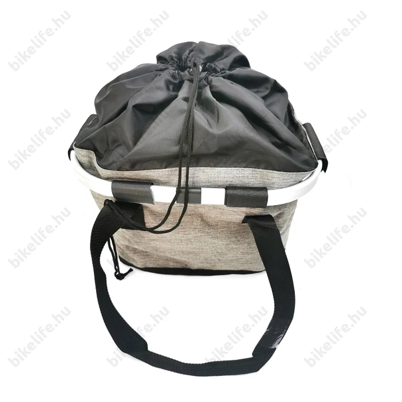 Fashion első kosár női alukeretes gyorsrögzítős 5kg-ig terhelhető szürke