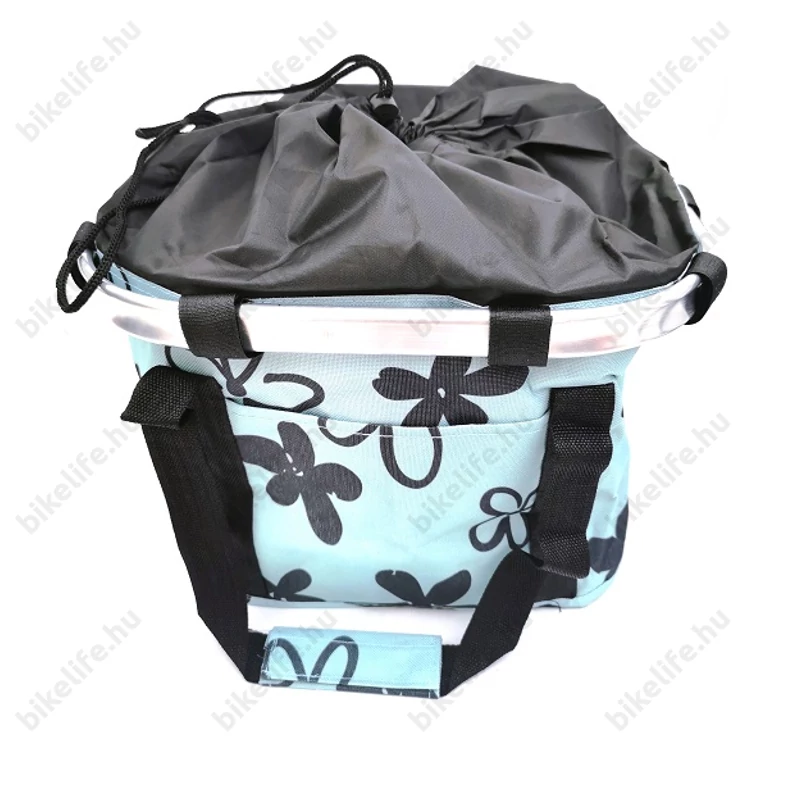 Fashion első kosár női alukeretes gyorsrögzítős 5kg-ig terhelhető világos kék