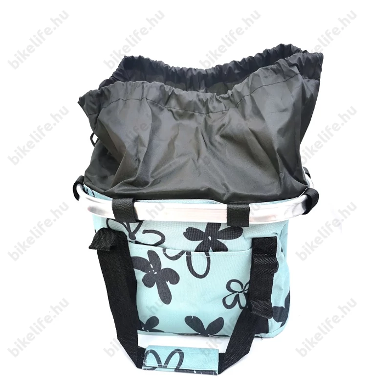 Fashion első kosár női alukeretes gyorsrögzítős 5kg-ig terhelhető világos kék