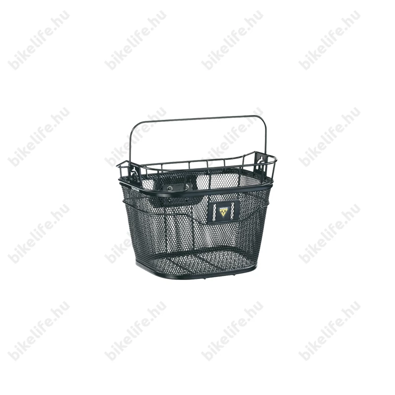 Topeak első kosár sűrűszövésű QuickClick gyorsrögzítő, 5kg-ig terhelhető, 17L, E-bike komp., fekete